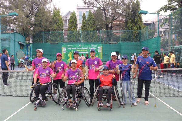 Athletes with disabilities compete in national tennis, pickleball games