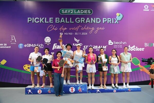 Women show talent at Say2 Lalies PicklebalI Grand Prix